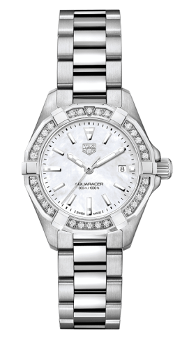 TAG Heuer Aquaracer 300M Quartz 27 Stainless Steel / Diamond / MOP / Bracelet